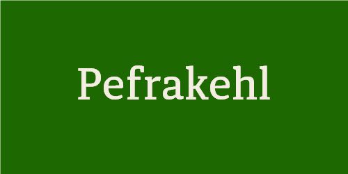 Pefrakehl